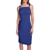 image:imageKarl Lagerfeld Womens Sleeveless Square Neck Scuba Crepe Bow Detail Sheath DressMaritime