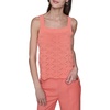 image:imageKarl Lagerfeld Womens Tank Square Neck SweaterFusion Coral