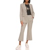 image:imageKarl Lagerfeld Womens Three Button Plaid Fitted BlazerBlack Soft White Multi