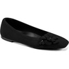 image:imageKarl Lagerfeld Womens Zundro Ballet Flat with Flower DetailsBlack