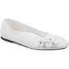 image:imageKarl Lagerfeld Womens Zundro Ballet Flat with Flower DetailsBright White