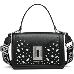 image:imageKARL LAGERFELD Paris Simone Rhinestone Satchel CrossbodyBlack