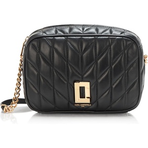 image:imageKARL LAGERFELD Paris Womens Lafayette Camera CrossbodyBlackGold