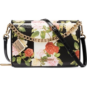 image:imageKARL LAGERFELD Paris Womens Lourdes CrossbodyBlack Floral