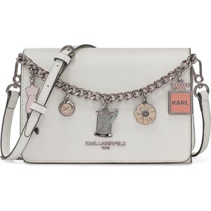image:imageKARL LAGERFELD Paris Womens Lourdes CrossbodyWinter White