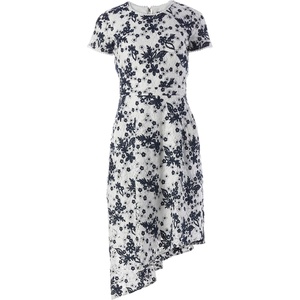 image:imageKARL LAGERFELD Womens Asymmetrical Hem DressWhiteMarine