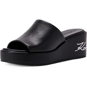 image:imageKARL LAGERFELD Womens Calvina Slip on Platform Wedge SandalBlack