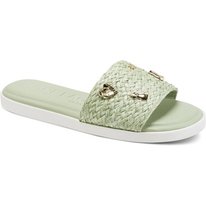 image:imageKARL LAGERFELD Womens Carenza Atelier Flat Sandal With PinsPistachio Green
