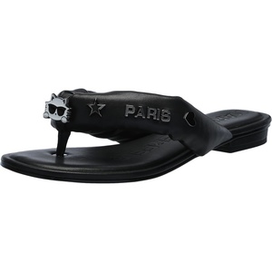 image:imageKARL LAGERFELD Womens Ceejay Pins  Flip FlopDark Black