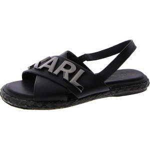 image:imageKARL LAGERFELD Womens Charla Slingback Espadrille Sandal With LogoBlack