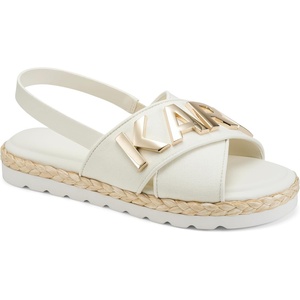 image:imageKARL LAGERFELD Womens Charla Slingback Espadrille Sandal With LogoCream