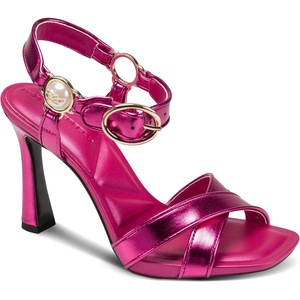 image:imageKARL LAGERFELD Womens Daelin Ankle Strap Evening Dress HeelHot Pink