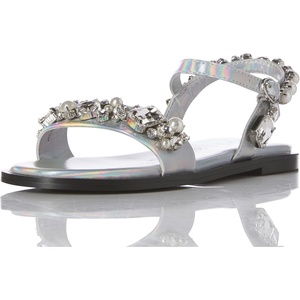 image:imageKARL LAGERFELD Womens Gwenda  Flat SandalIridescent