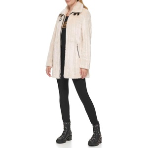 image:imageKARL LAGERFELD Womens Karl Lagerfeld Paris Womens Faux Fur JacketCollared White