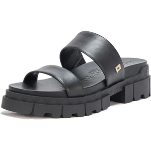 image:imageKARL LAGERFELD Womens Lacara Double Strap Lug Sole Platform SandalBlack
