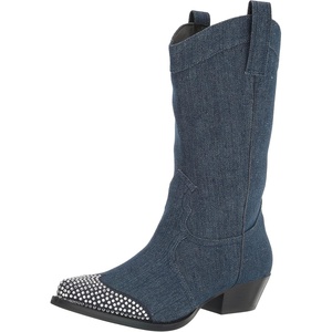 image:imageKARL LAGERFELD Womens Lakota Western BootDark Blue