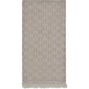 image:imageKARL LAGERFELD Womens Logo Lightweight PashminaLatte