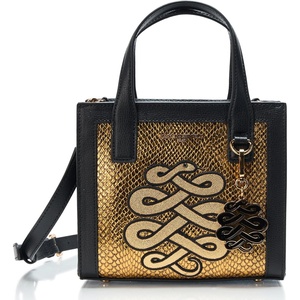 image:imageKARL LAGERFELD Womens Nouveau Small Printed Tote BagChampagne Snake