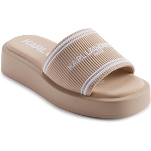 image:imageKARL LAGERFELD Womens Ohare Platform Sandal With LogoDusty Nude