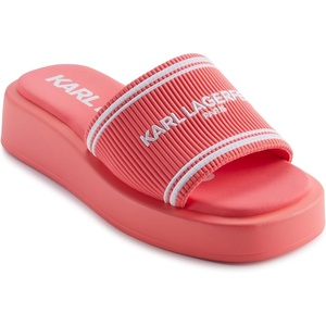 image:imageKARL LAGERFELD Womens Ohare Platform Sandal With LogoSunset Coral