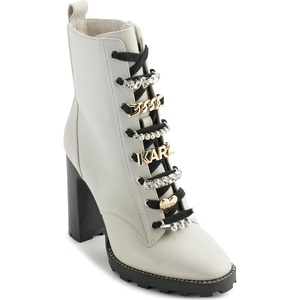 image:imageKARL LAGERFELD Womens Pazi  BootieSoft White