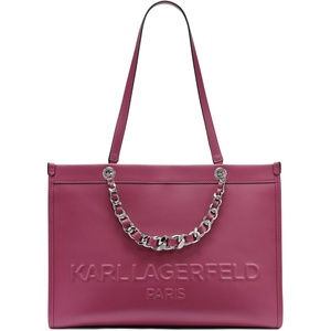 image:imageKARL LAGERFELD Womens Savoie Tote Bag With LogoCurrant