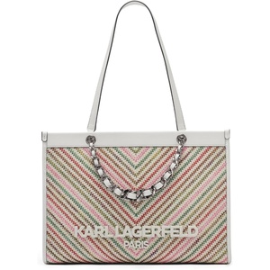 image:imageKARL LAGERFELD Womens Savoie Tote Bag With LogoMulti Combo