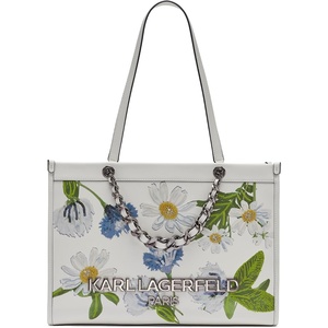 image:imageKARL LAGERFELD Womens Savoie Tote Bag With LogoWhite Multi