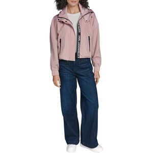 image:imageKARL LAGERFELD Womens Short Anorak Windbreaker CoatBlush