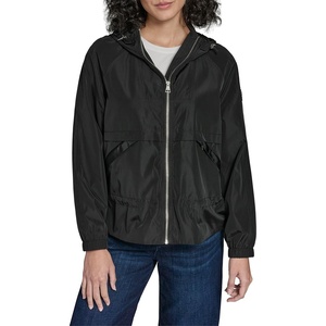 image:imageKARL LAGERFELD Womens Short Anorak Windbreaker JacketBlack