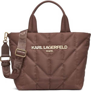 image:imageKARL LAGERFELD Womens Voyage Tote Bag With Adjustable StrapDark Chocolate