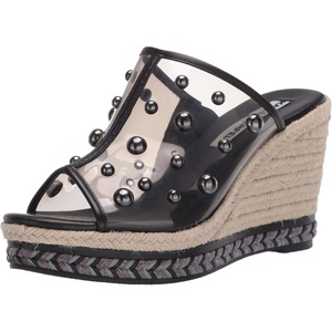 image:imageKARL LAGERFELD womens Carita Wedge Sandal PlatformBlack
