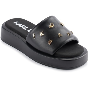 image:imageKARL LAGERFELD womens Cushioned Insole Everyday Opal Studs  Platform SandalBlack