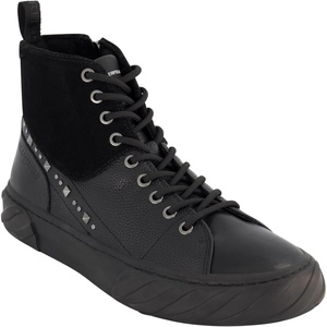 image:imageKarl Lagerfeld Mens Studded High Top Lace Up SneakerBlack