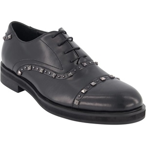image:imageKarl Lagerfeld Paris Mens Studded Leather Oxford Dress ShoesBlack