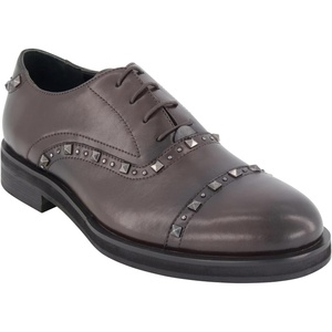 image:imageKarl Lagerfeld Paris Mens Studded Leather Oxford Dress ShoesBrown