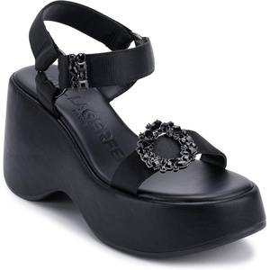 image:imageKarl Lagerfeld Paris womens Kiana Wedge SandalBlack