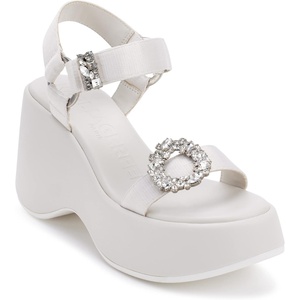 image:imageKarl Lagerfeld Paris womens Kiana Wedge SandalBright White