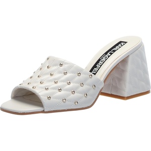 image:imageKarl Lagerfeld Paris womens Shai Peep Toe Dress SandalSoft White