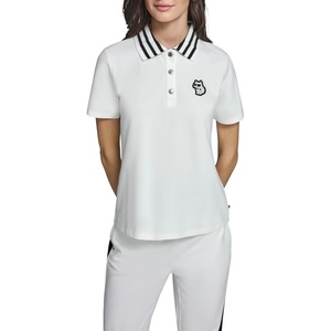 image:imageKarl Lagerfeld Womens Choupette Patch Iconic Varsity BlouseSoft White