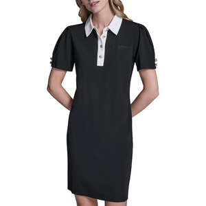 image:imageKarl Lagerfeld Womens Classic Karl Print Knit Office DressBlack