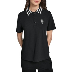 image:imageKarl Lagerfeld Womens Karl Patch Iconic Varsity BlouseBlack