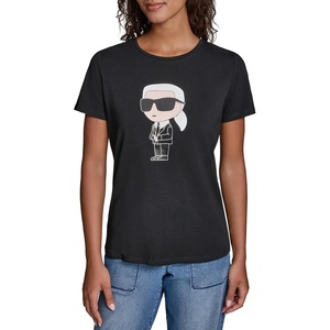 image:imageKarl Lagerfeld Womens Logo Karl Full Body TShirtBlack