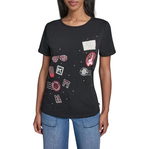 image:imageKarl Lagerfeld Womens Logo Whimsical TShirtBlack