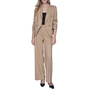 image:imageKarl Lagerfeld Womens Long Sleeve Stripe Office Friendly Blazer JacketCartoucheBlack Stripe