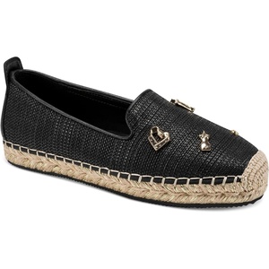 image:imageKarl Lagerfeld Womens Michaela Atelier Espadrille Closed Toe Sandal with PinsBlack
