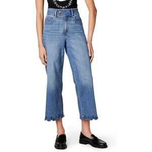 image:imageKarl Lagerfeld Womens Scallop Detail Super Stretch JeanCoastal Blue