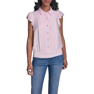 image:imageKarl Lagerfeld Womens Spring Essential Blouse with Ruffle DetailiningBallet Slipper