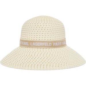image:imageKarl Lagerfeld Womens St Tropez Straw Reader with LogoIvory