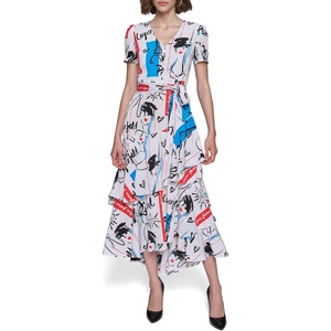 image:imageKarl Lagerfeld Womens Stylish Fashionable DressSoft White Multi